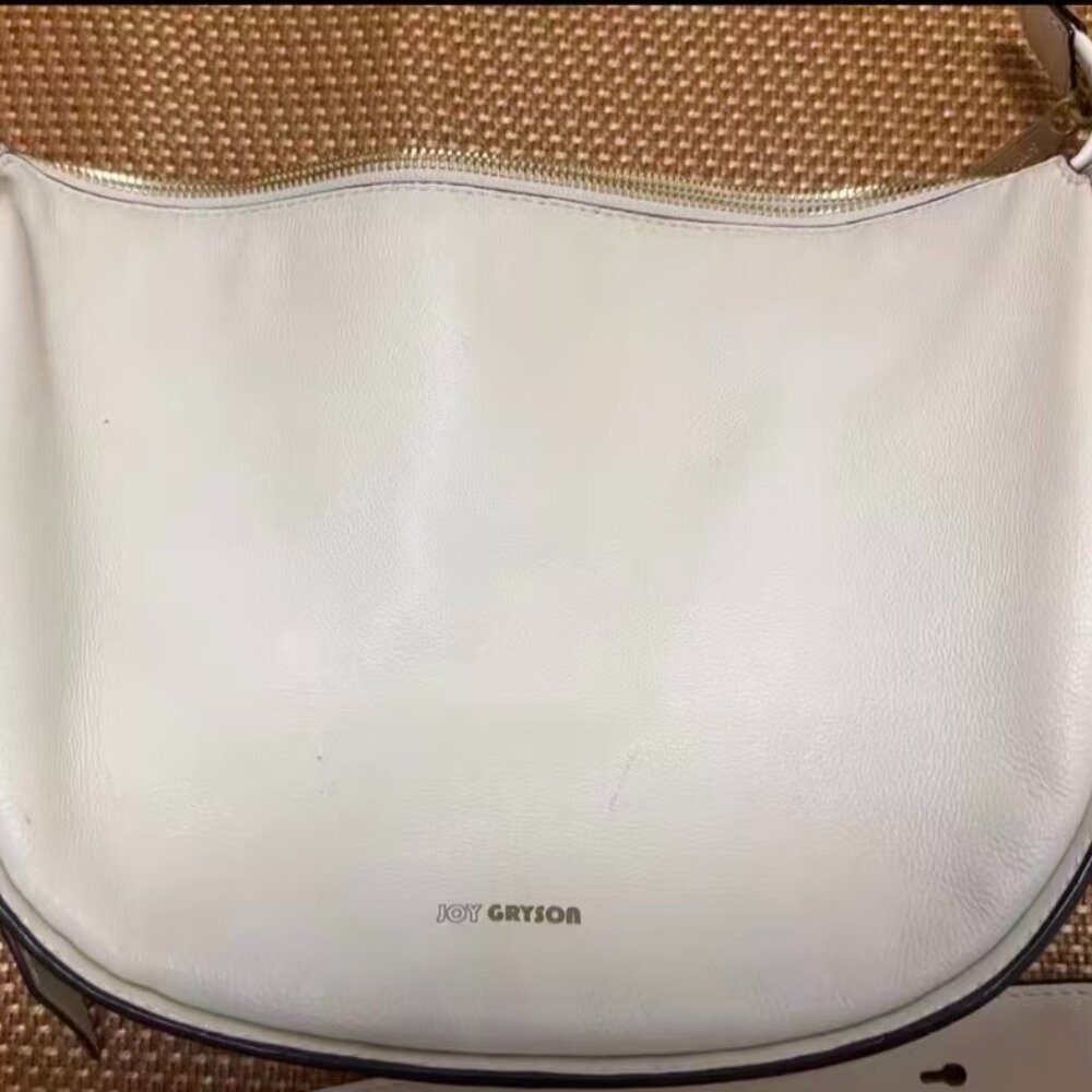Joygryson White women's shoulder bag - Picture 1 of 3
